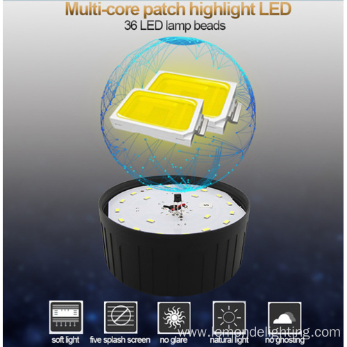 Portable Solar Power Bank Outdoor LED Camping Light